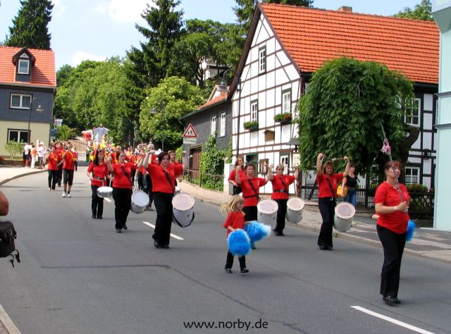 Umzug der geschmckten Betten