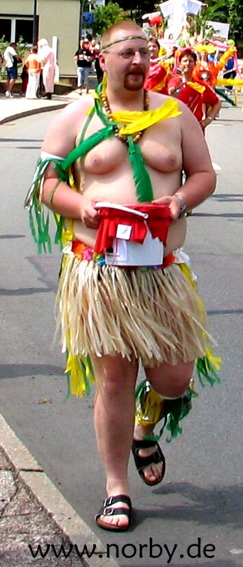 Umzug der geschmckten Betten