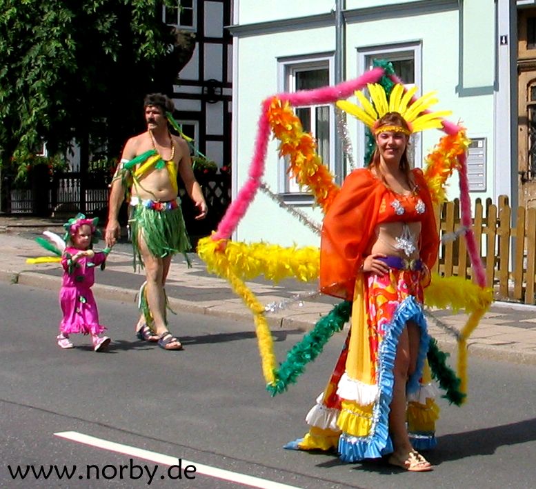 Umzug der geschmckten Betten
