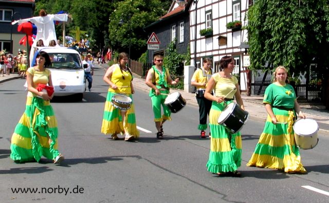 Umzug der geschmckten Betten