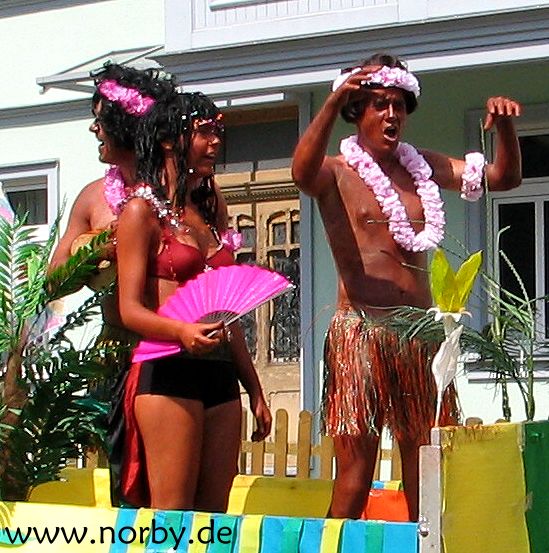 Umzug der geschmckten Betten